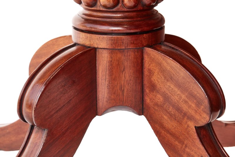 Antique Quality Regency Mahogany Tilt-Top Centre / Dining Table - Image 7
